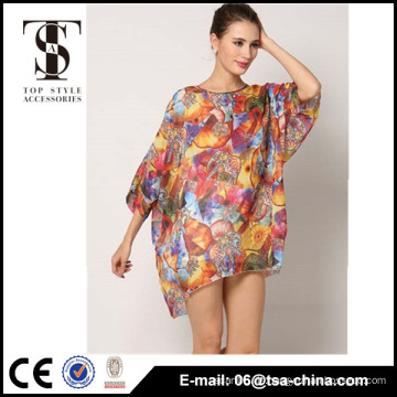 2016 New Floral Design Frauen Beachwear Kleider